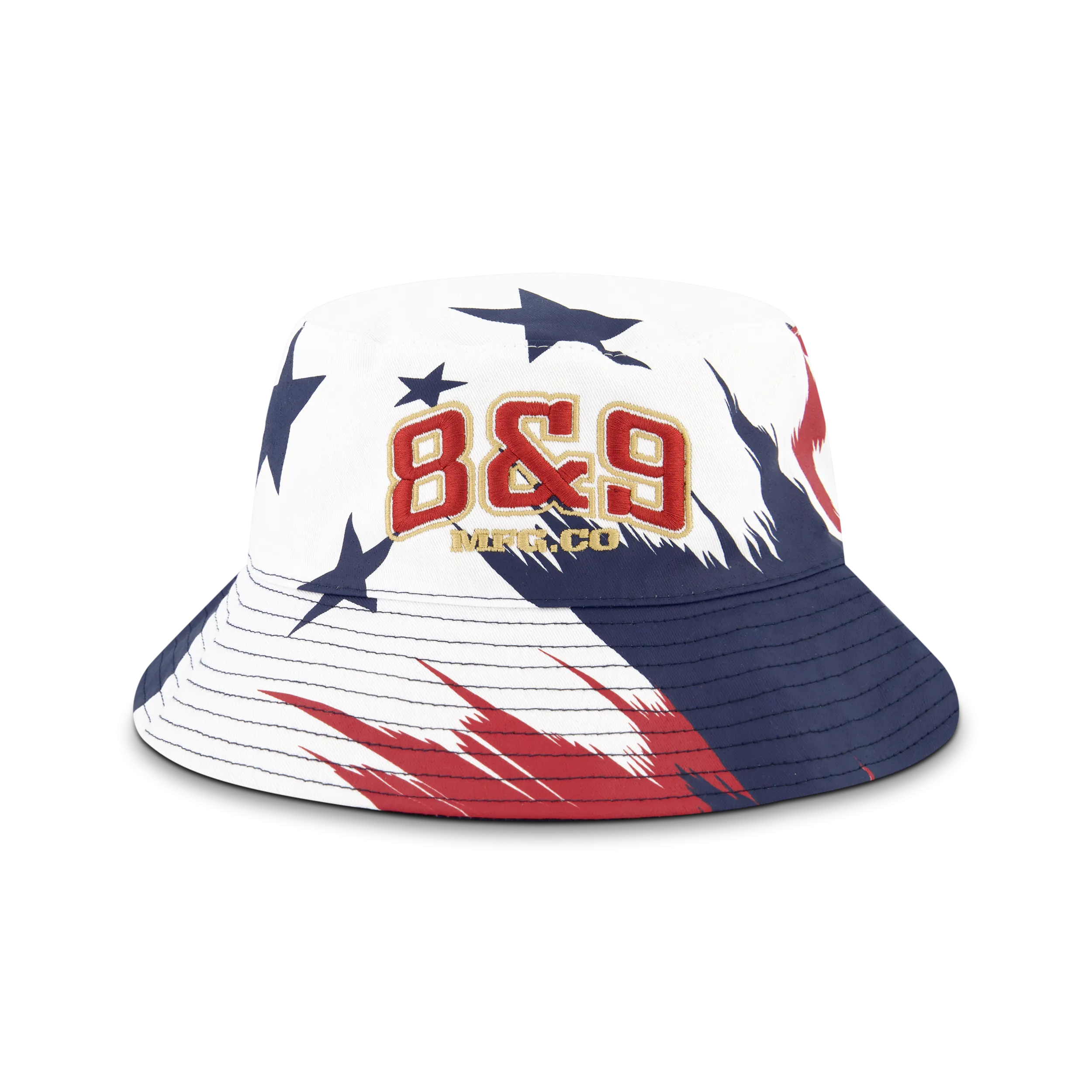 Reversible USA Bucket Hat Navy