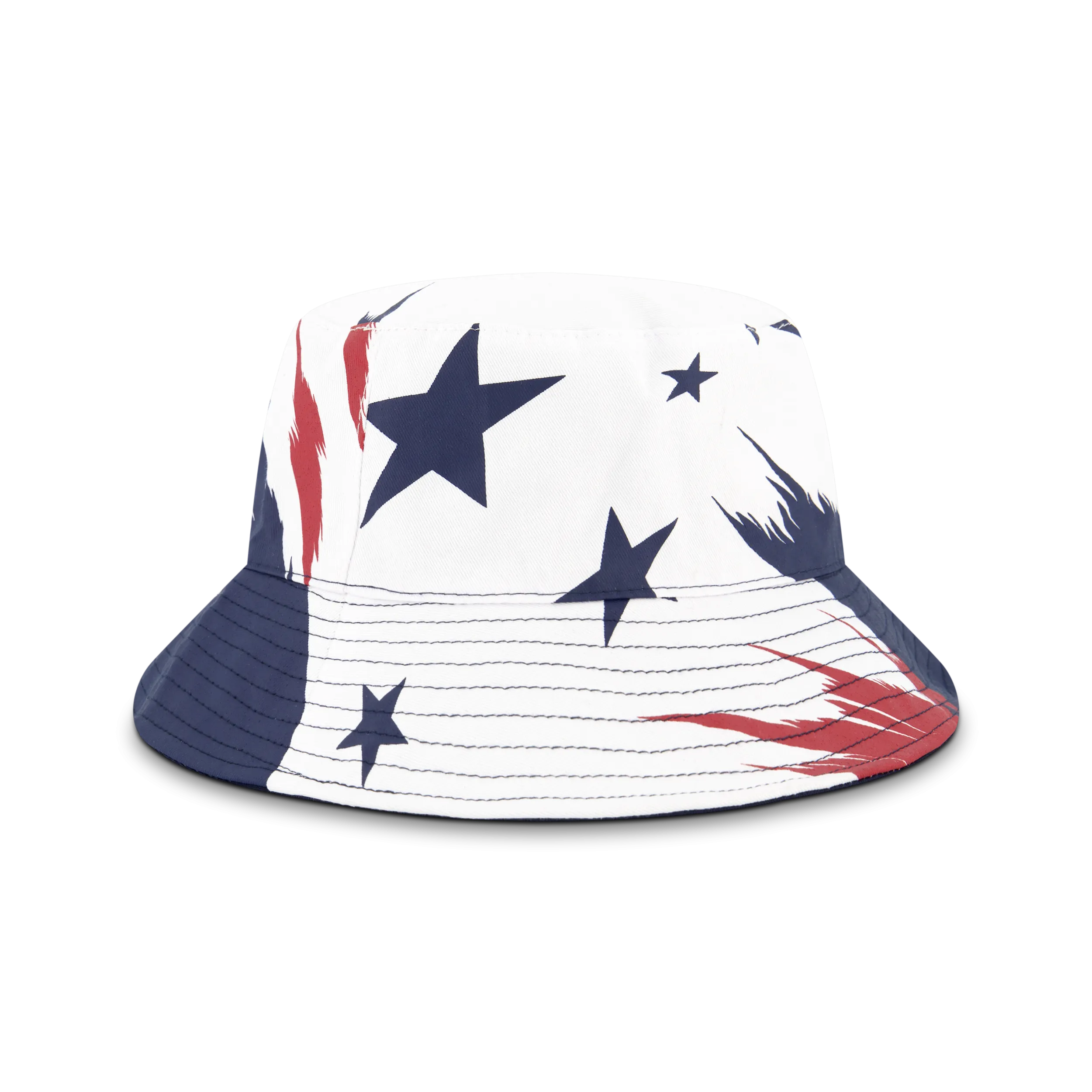 Reversible USA Bucket Hat Navy