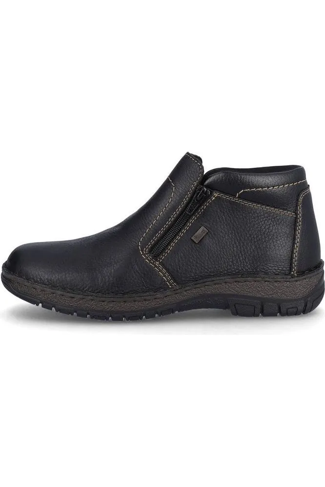 Rieker Mens Boot 05173-00 Black TEX Wide Fit