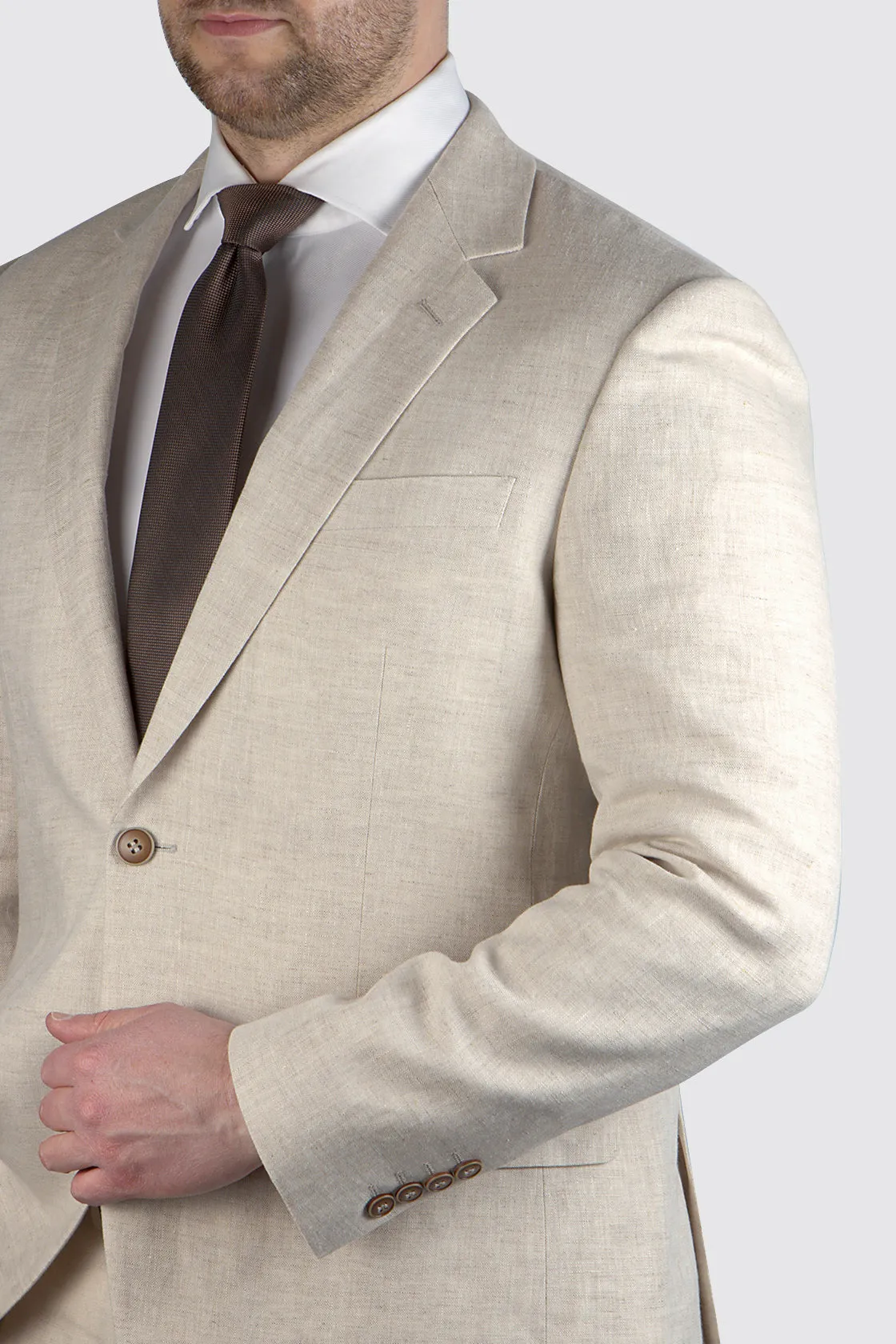 Routleys Shape Sand Linen Jacket