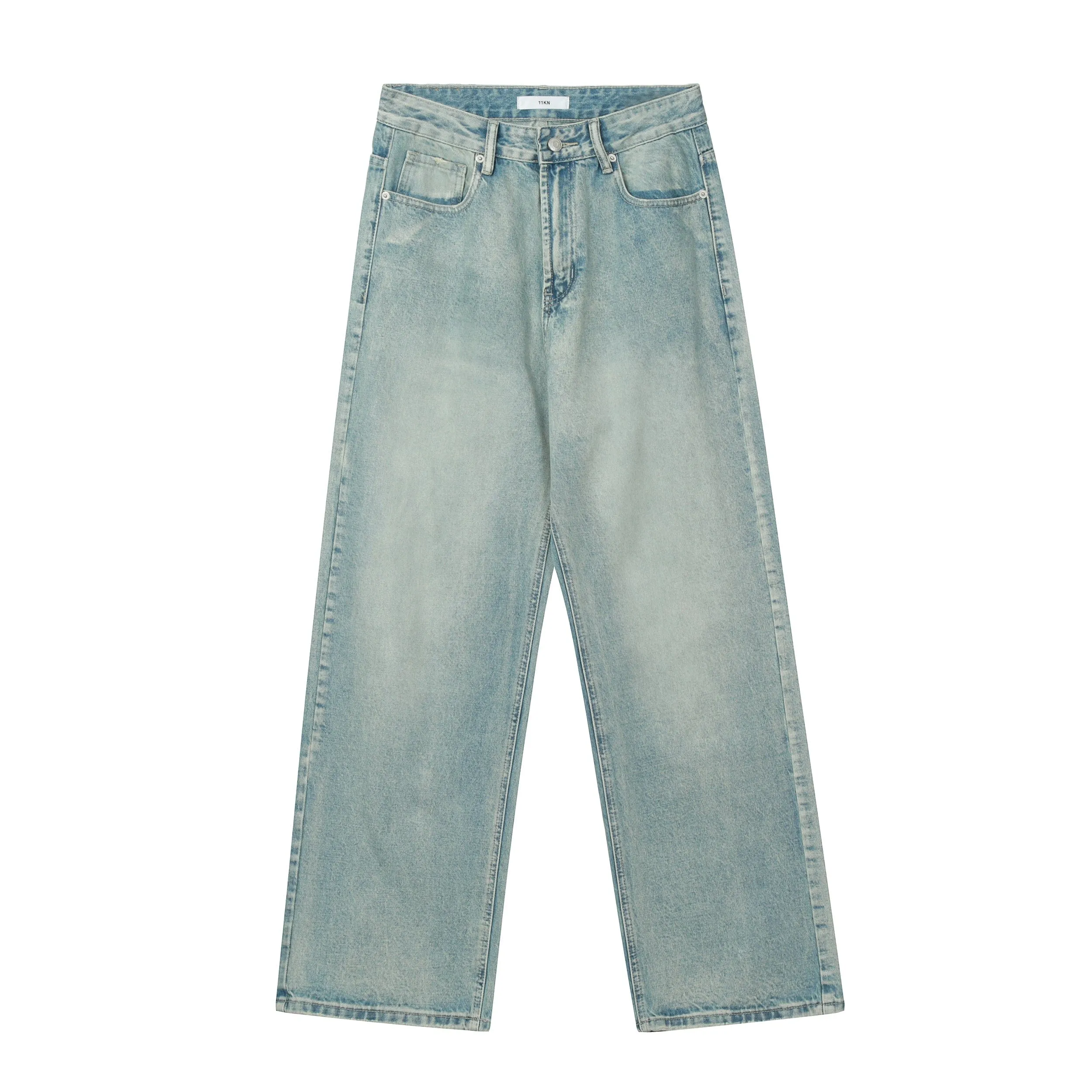 RT No. 11208 LIGHT BLUE RELAX STRAIGHT DENIM JEANS