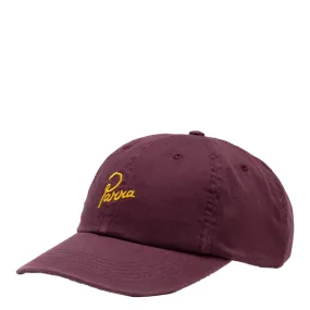 SCRIPT LOGO 6 PANEL HAT DARK VIOLET