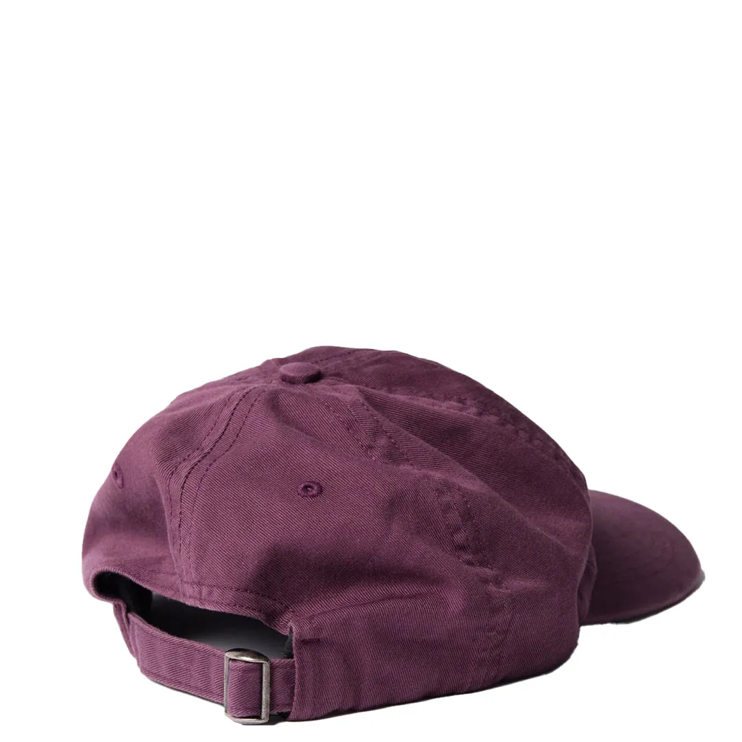 SCRIPT LOGO 6 PANEL HAT DARK VIOLET