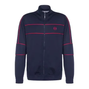 Sergio Tacchini Mens Piero Track Jacket STM25130-380 Navy/Tango Red