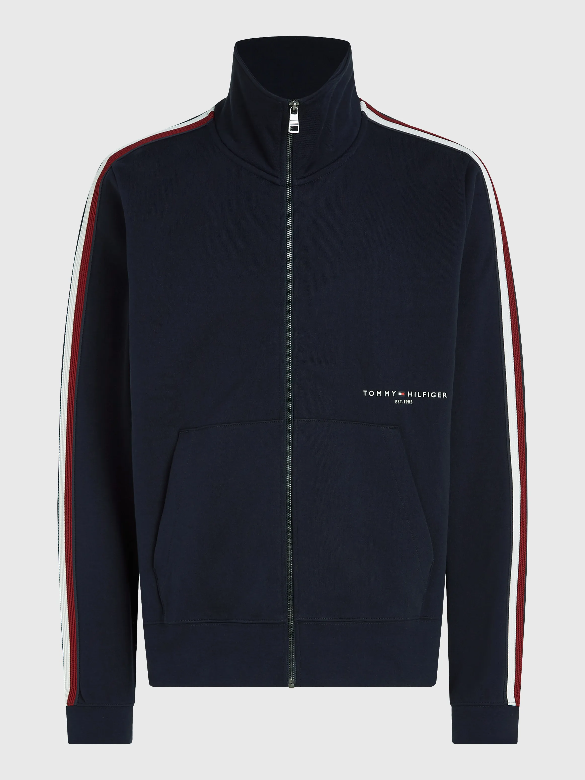 Signature Tape Zip-Thru Sweatshirt | Sweatshirts & Hoodies | Tommy Hilfiger