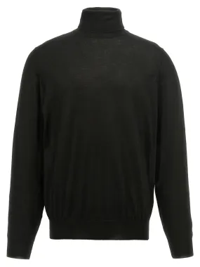 Silk Cashmere Turtleneck Sweater Sweater, Cardigans Black