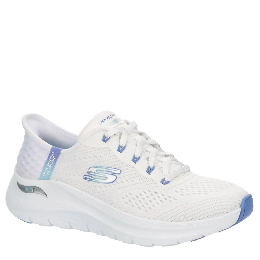 SKECHERS  WOMENS SLIP-INS ARCH FIT EASY CHIC RUNNING SHOE