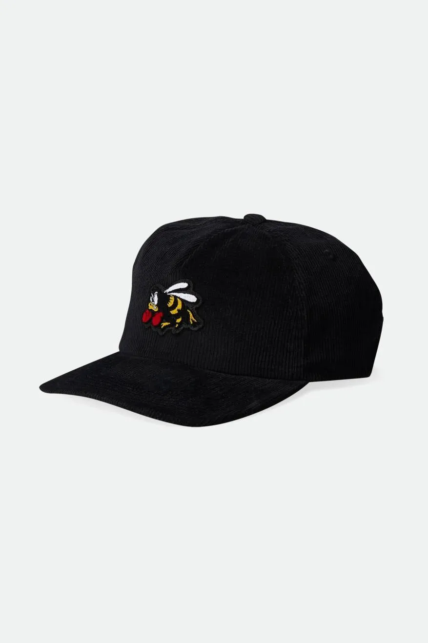 Stinger MP Adjustable Hat - Washed Black