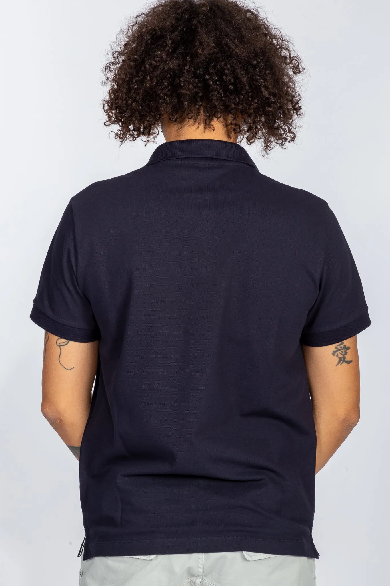 Stone Island Polo Manica Corta Blu Navy Uomo