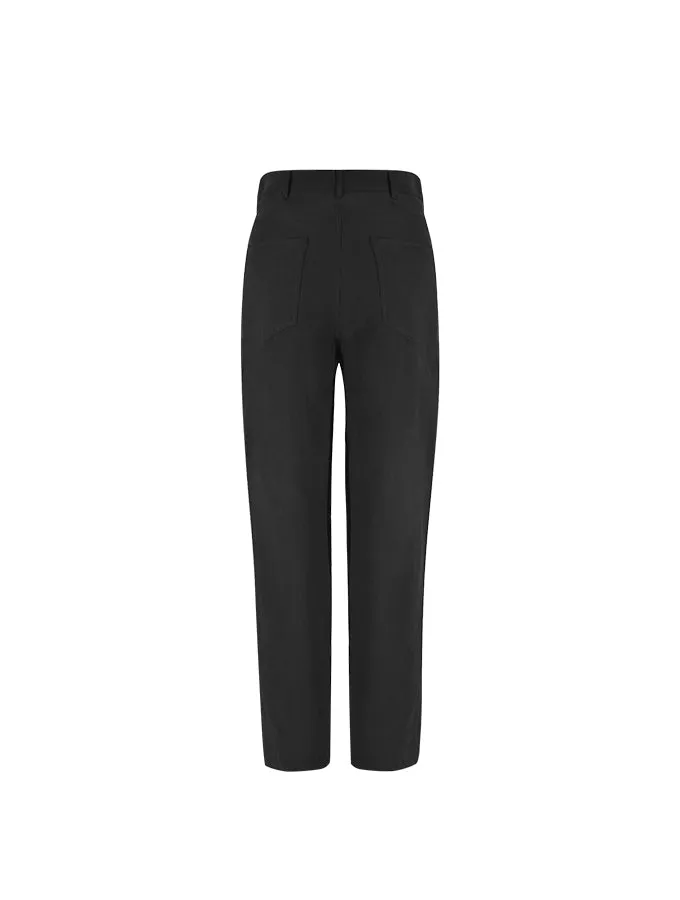 Straight Casual Tailored Trousers