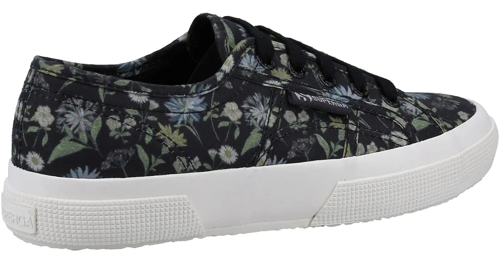 Superga 2750 Floral Print Womens Lace Up Casual Shoe