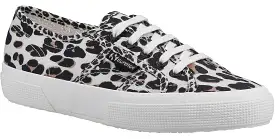 Superga 2750 Light Leopard Print Womens Lace Up Casual Shoe