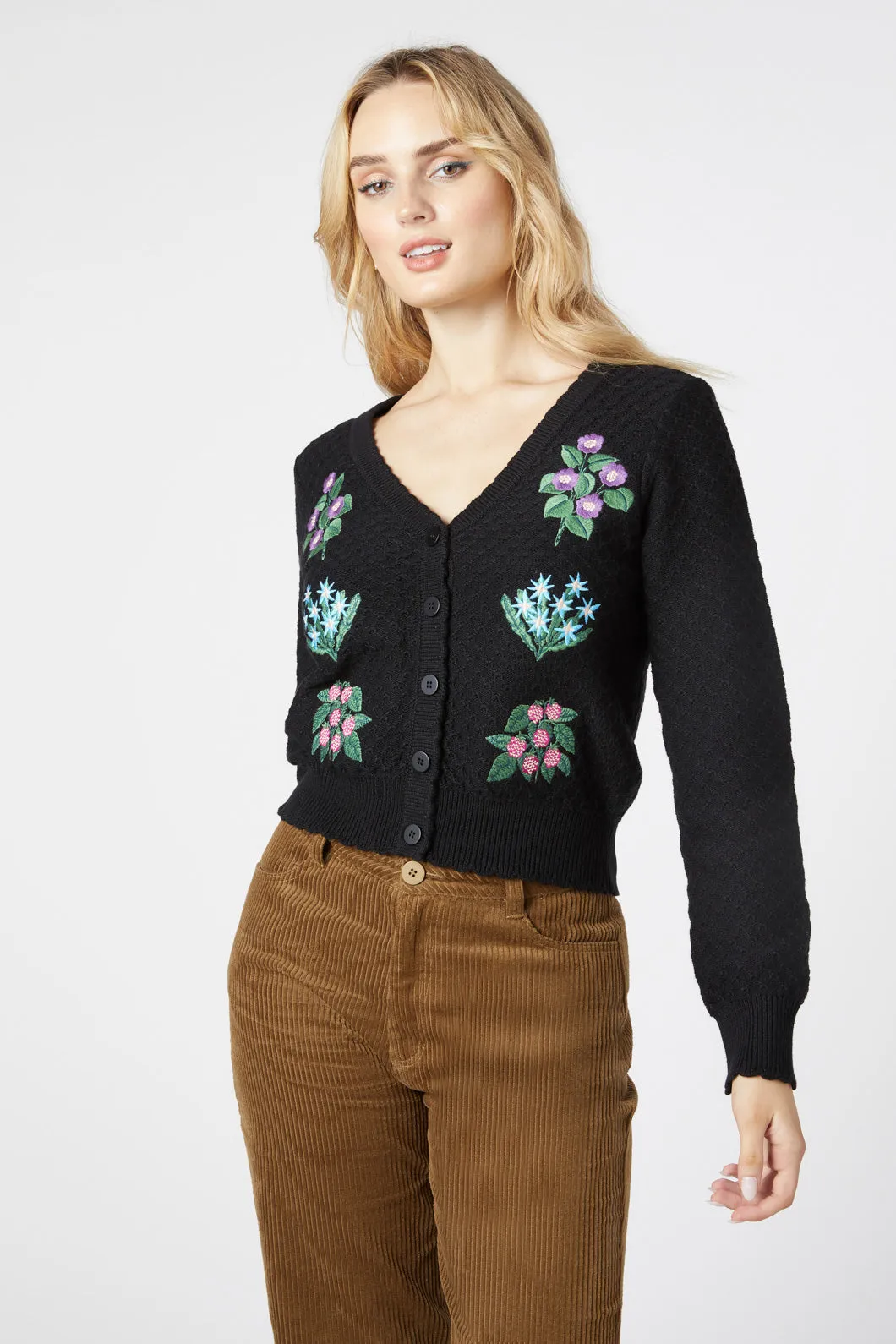 Sweet Garden Embroidered Cardi