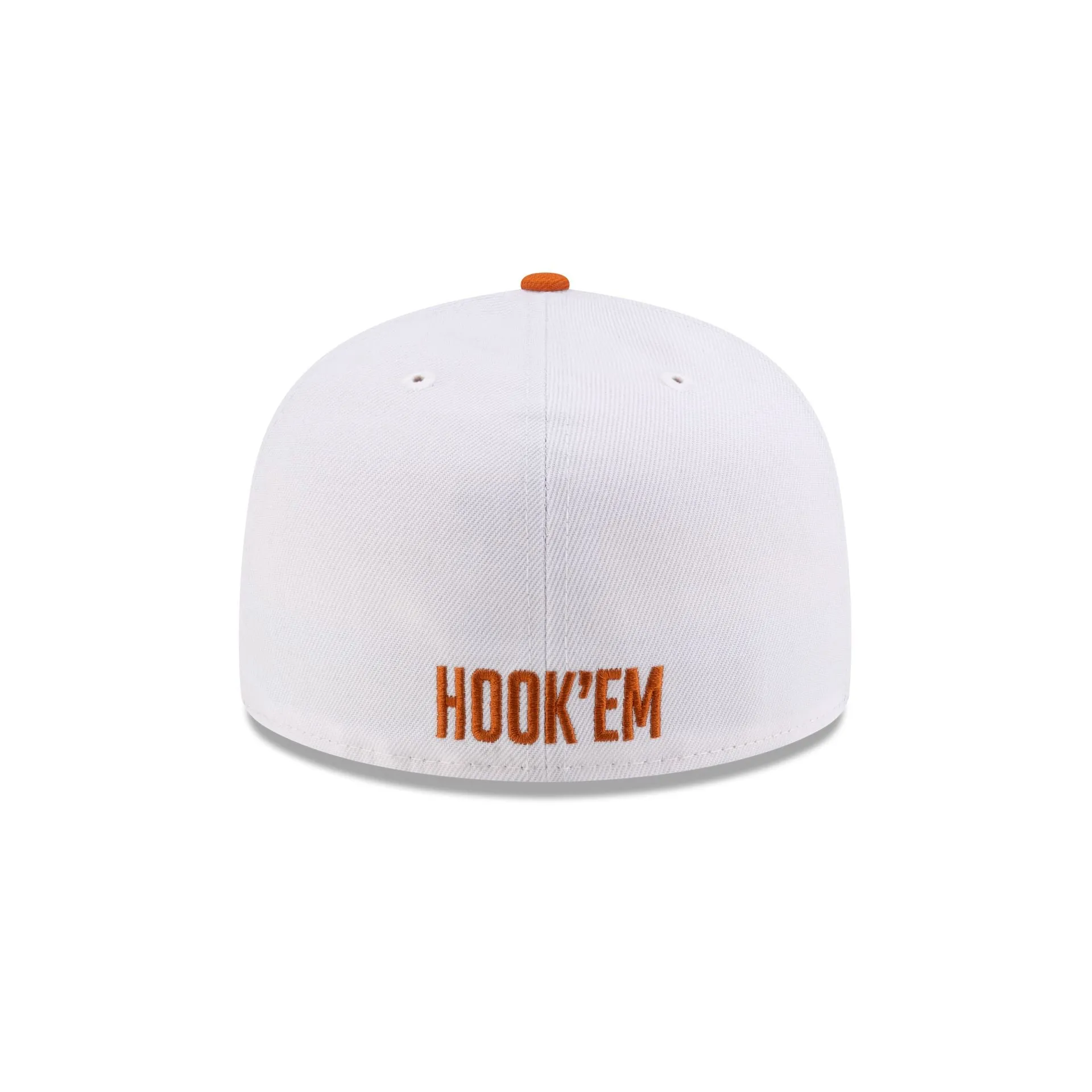 Texas Longhorns White 59FIFTY Fitted Hat