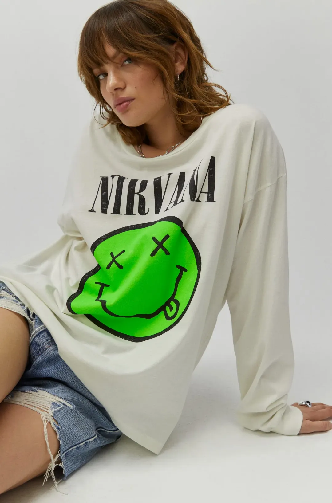 The Nirvana Smiley Long Sleeve by Daydreamer