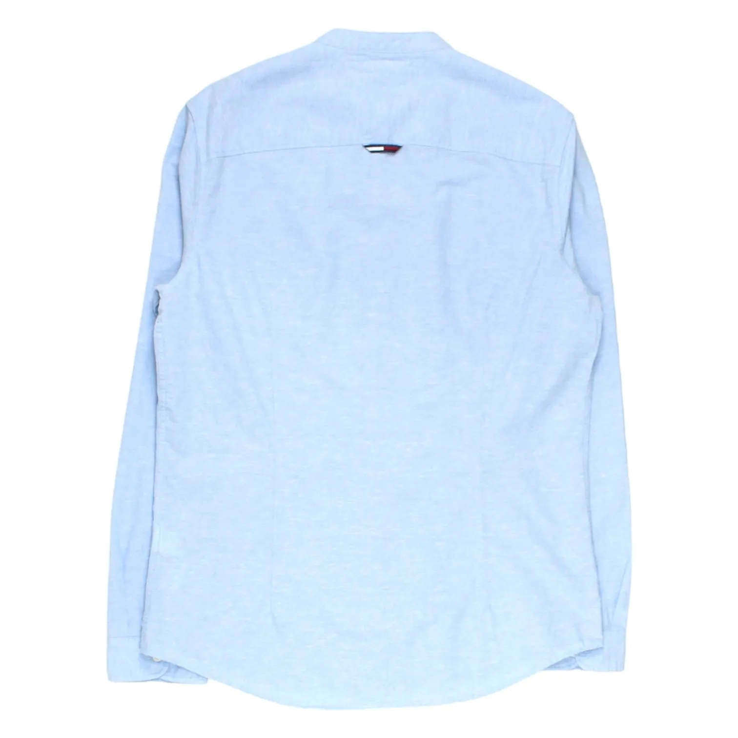 Tommy Jeans Shoreside Blue Linen Shirt