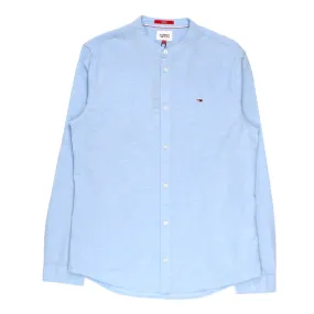 Tommy Jeans Shoreside Blue Linen Shirt