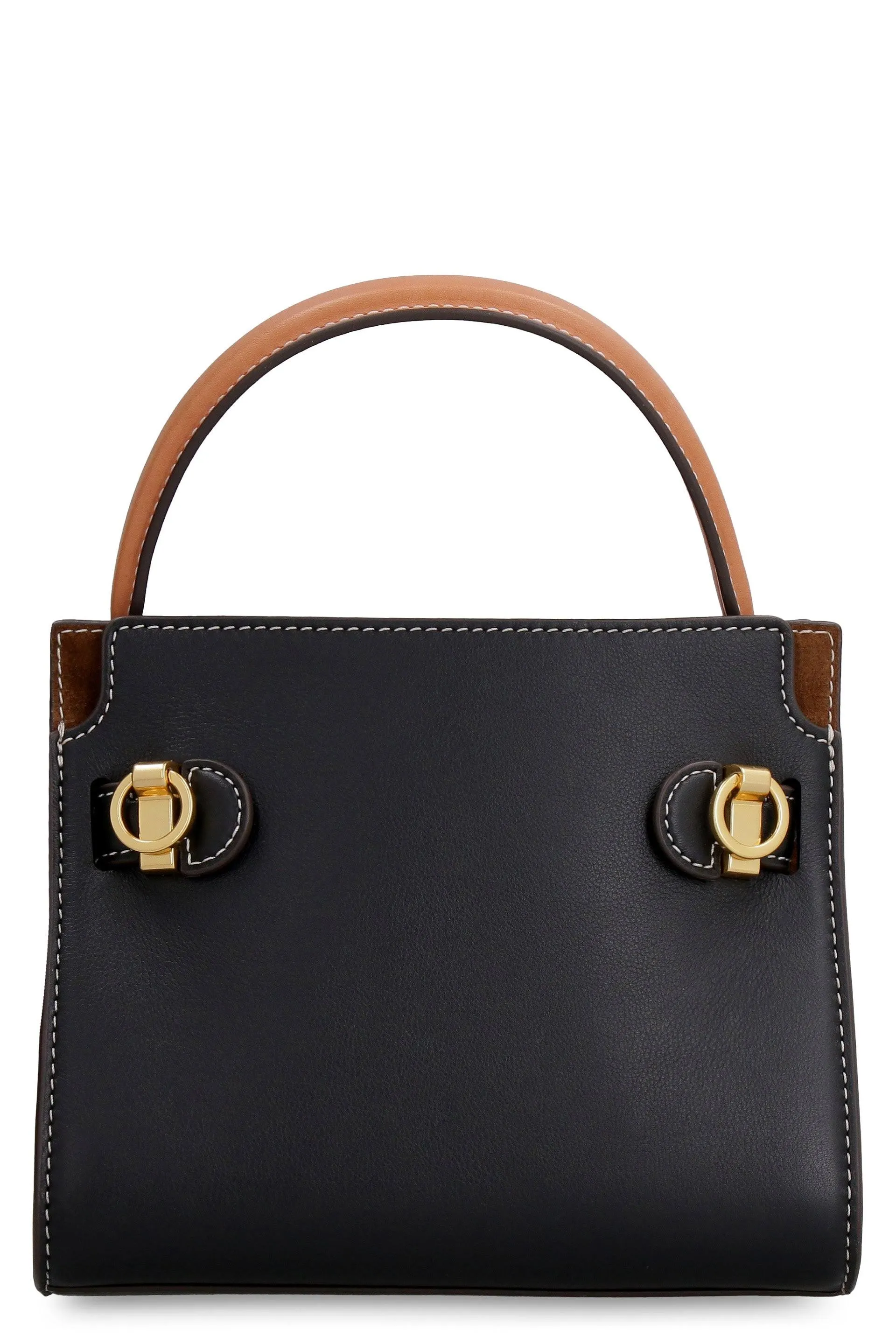 Tory Burch Black Lee Radziwill Petite Double Bag