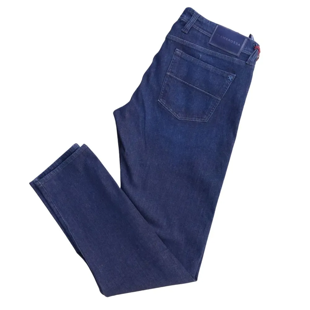 Tramarossa Michelangelo Zip SS Indigo Blue Jeans | Menswear Online