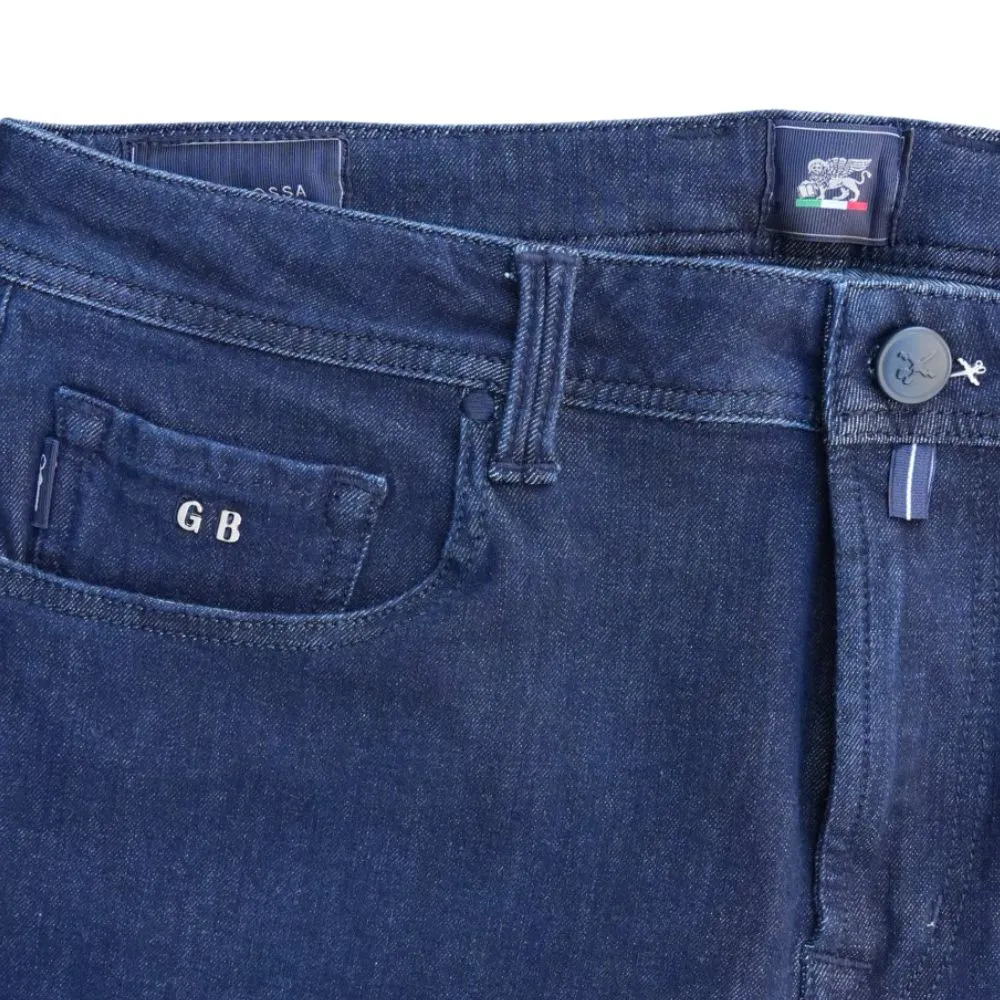 Tramarossa Michelangelo Zip SS Indigo Blue Jeans | Menswear Online