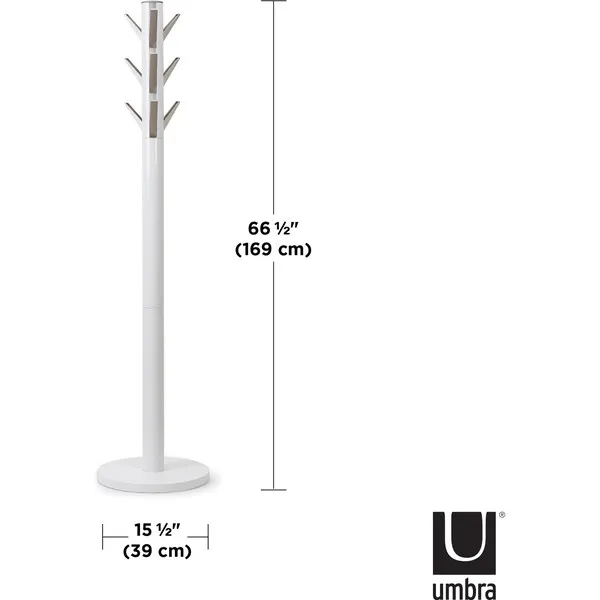 Umbra Flapper Coat Rack, White