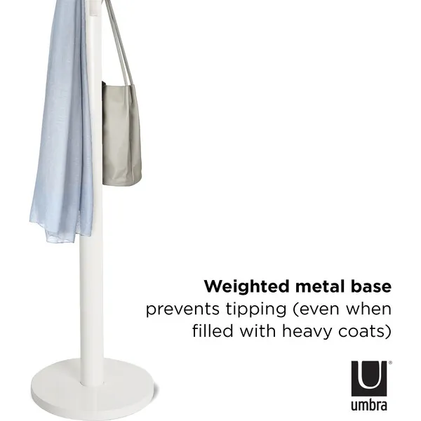 Umbra Flapper Coat Rack, White