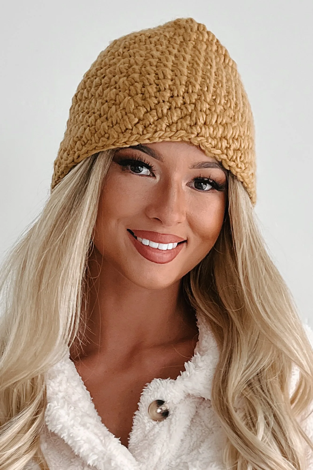 Unique In Utah Knit Bucket Hat (Khaki)