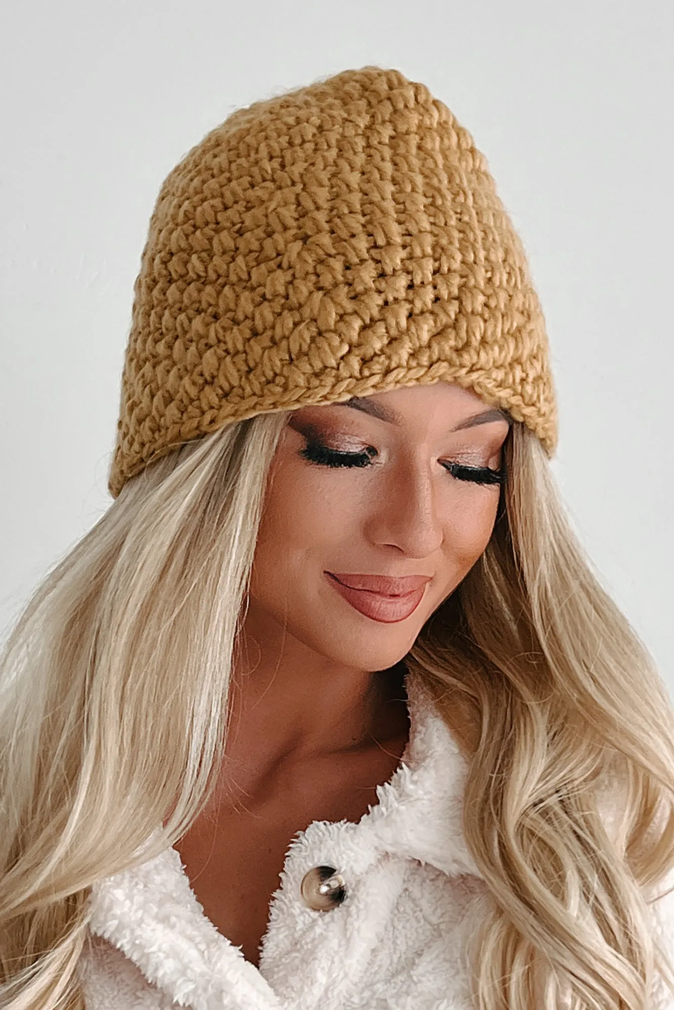 Unique In Utah Knit Bucket Hat (Khaki)