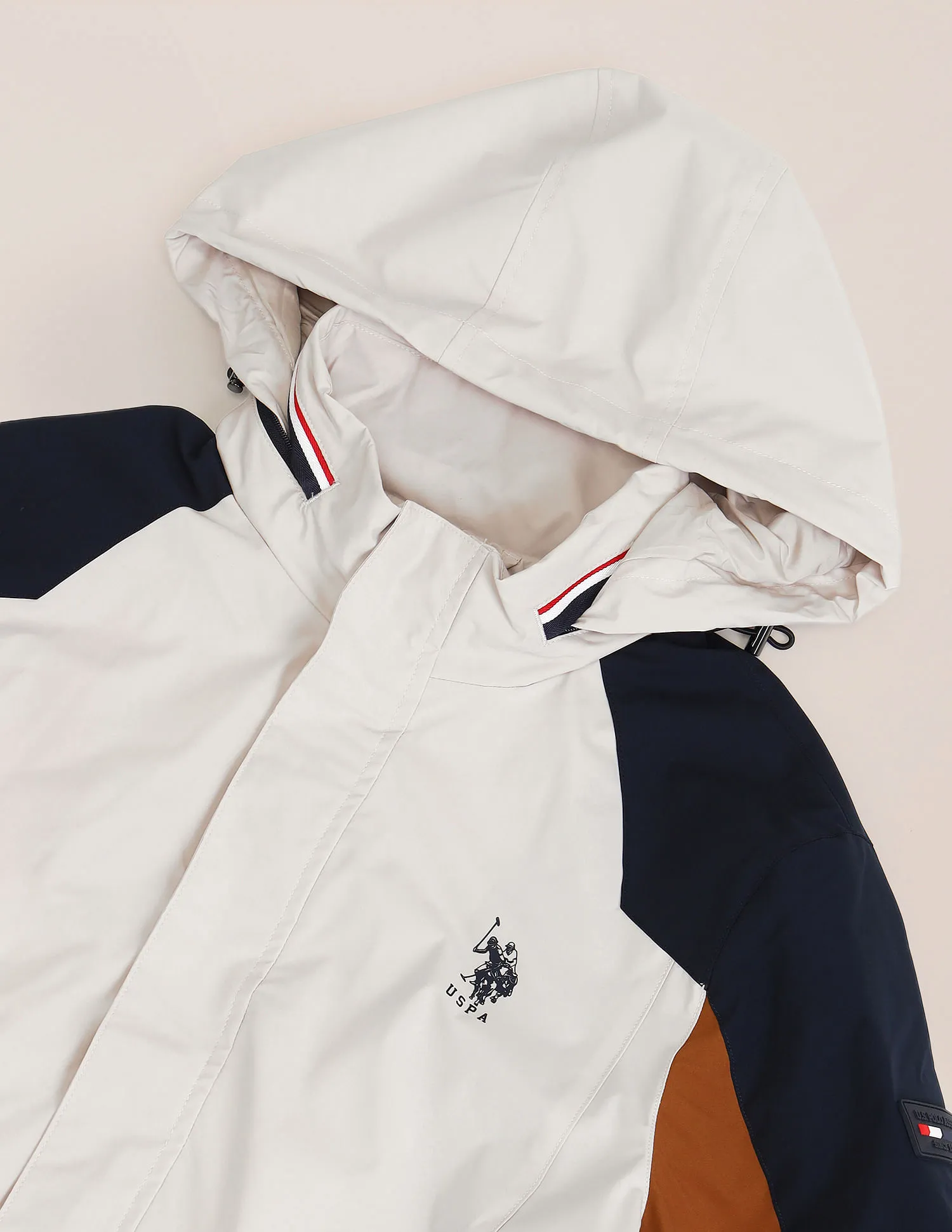 U.S. Polo Assn. Colour blocked Regular fit Jacket