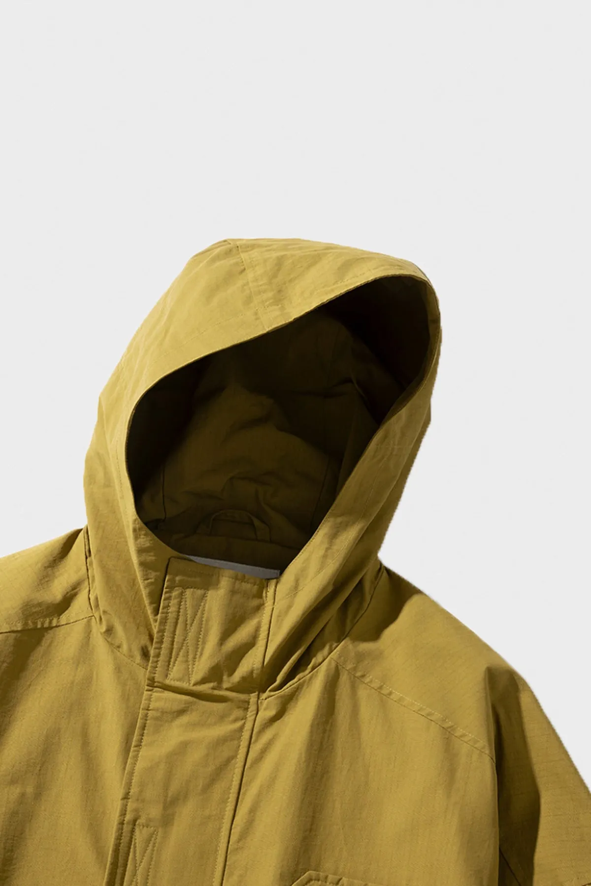 Utility Hood Jacket - Mustard