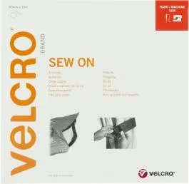 Velcro Sew-On Tape 50mm x 10m. Black