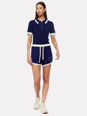 VERITY RIB ZIP POLO