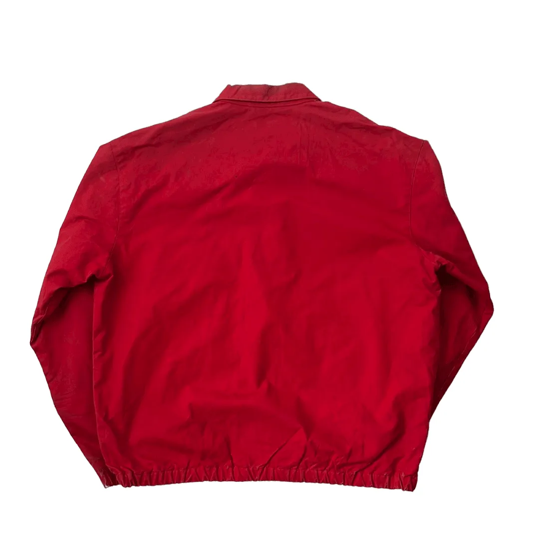 Vintage 90s Red Polo Ralph Lauren Harrington Jacket - Medium