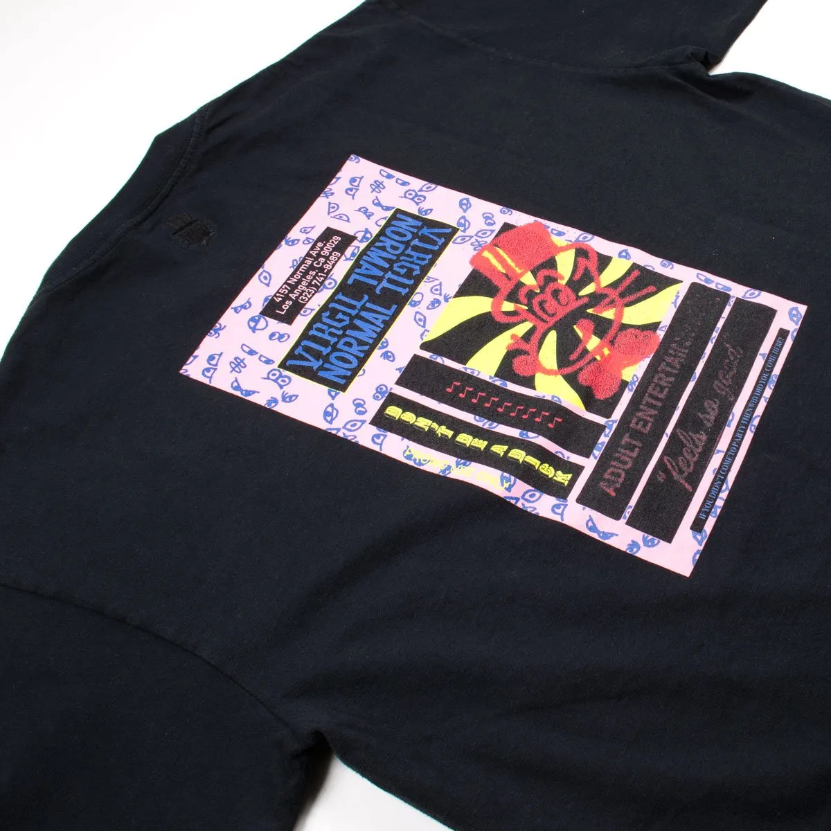 Virgil Normal - Tape Minded LS T-shirt - Black