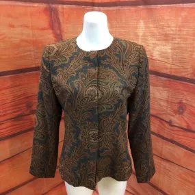 VNTG DONCASTER MULTI PAISLEY JACKET SIZE MEDIUM TCC