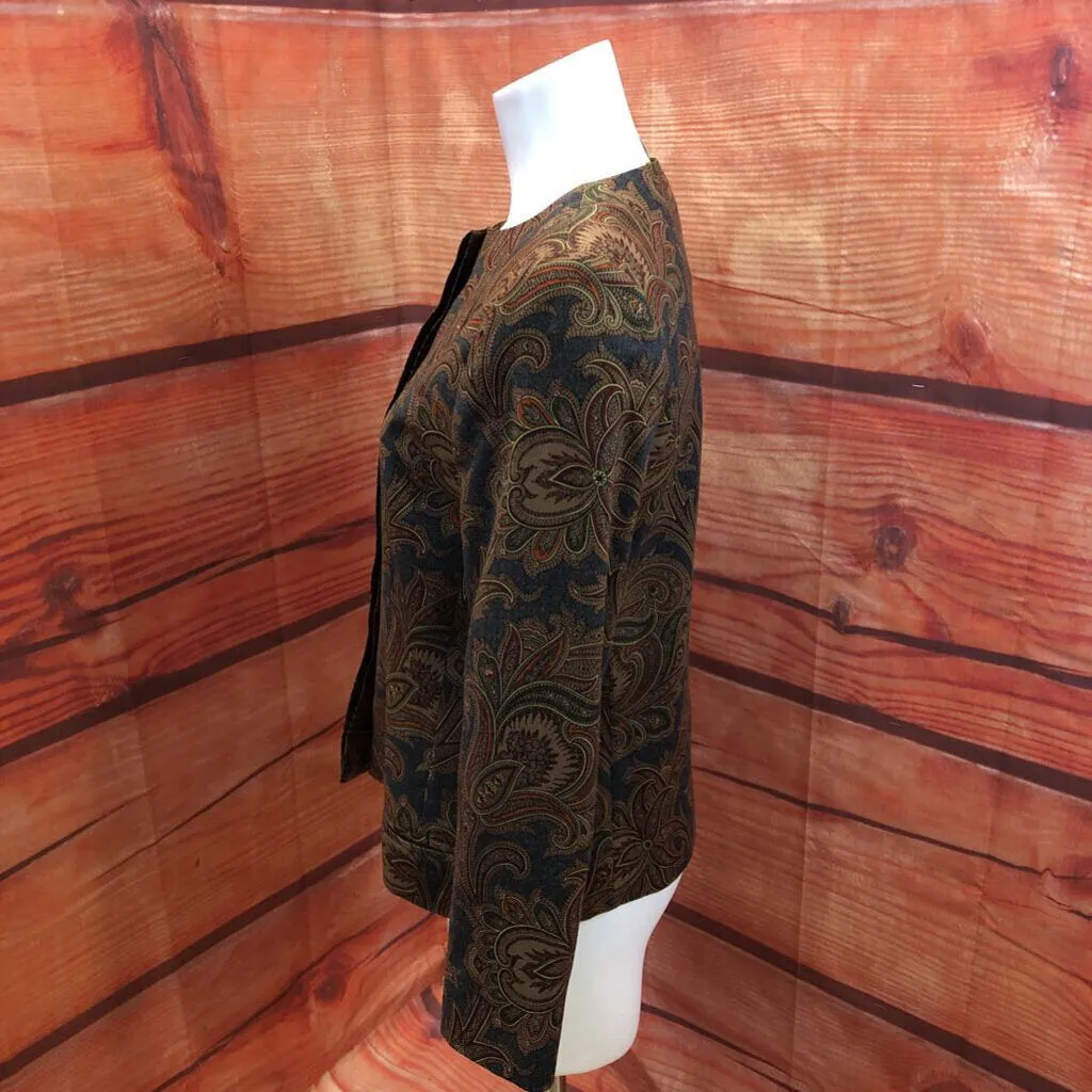 VNTG DONCASTER MULTI PAISLEY JACKET SIZE MEDIUM TCC