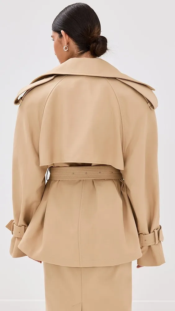 WARDROBE.NYC   Crop Trench Coat 