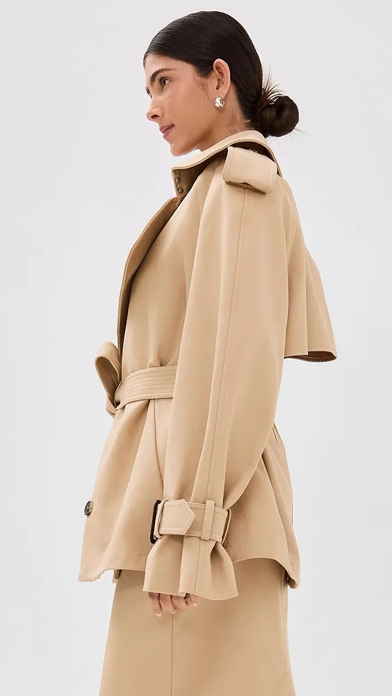 WARDROBE.NYC   Crop Trench Coat 