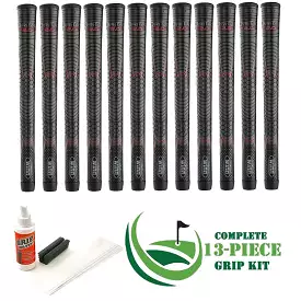 Winn Dri-Tac 2.0 - 13 piece Golf Grip Kit (with tape, solvent, vise clamp)