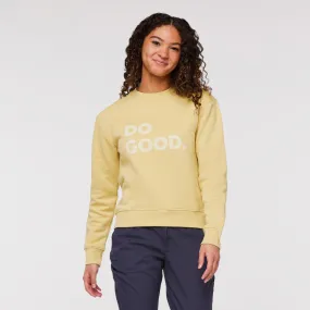 Women's Do Good Organic Crew Sweatshirt