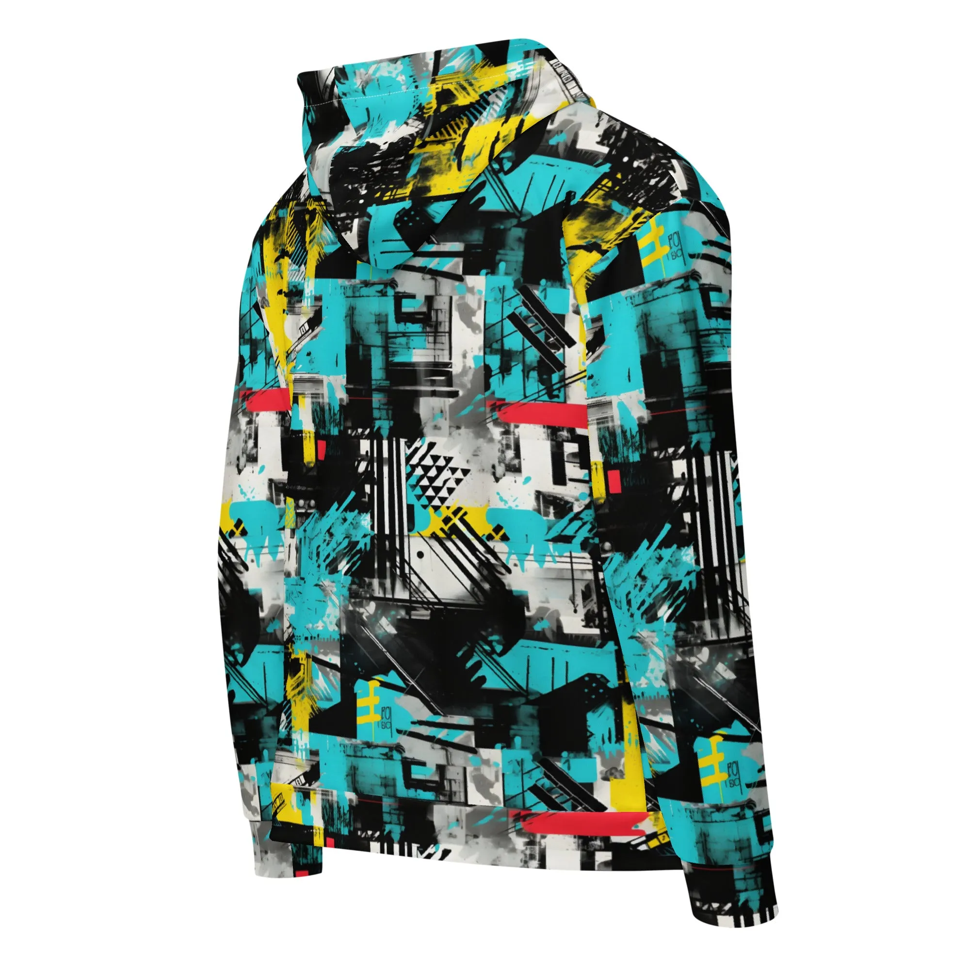 Womens Zip Hoodie - Tropical Thunder 001