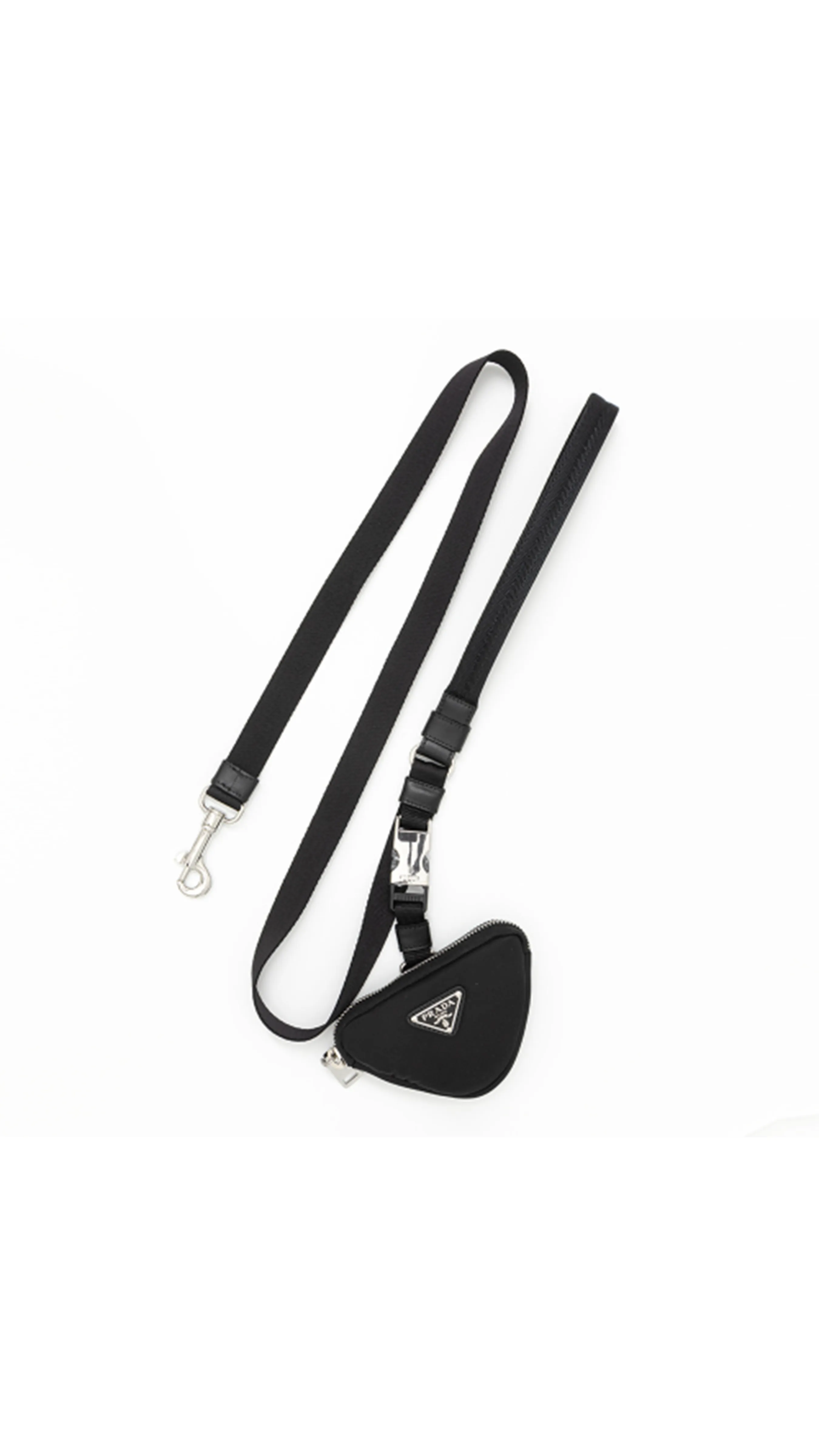 Woven Nylon Tape Pet Leash - Black