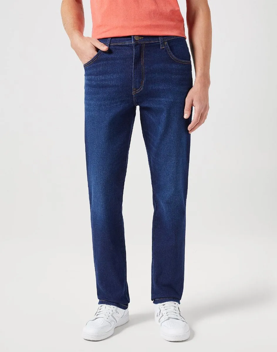 Wrangler Texas Slim Denim Jeans Night Shade